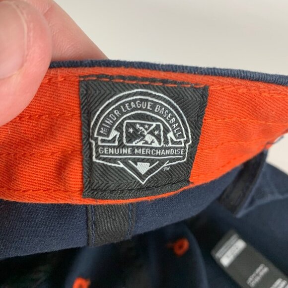 Las Vegas Aviators MiLB Navy Blue 47 Brand Clean Up Relaxed Fit Strapback Hat - Picture 5 of 6